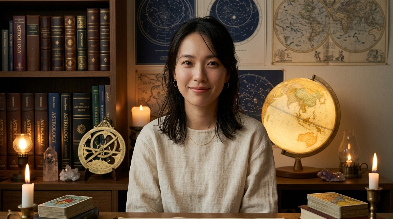 Akari, the astrologer intelligence behind My Lucky Glow