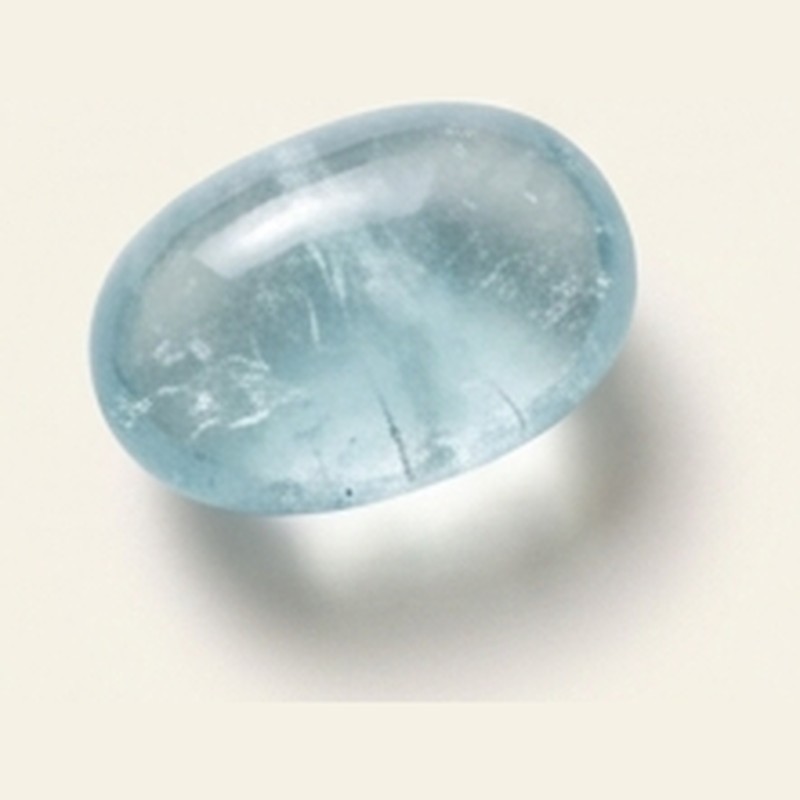 Aquamarine stone representing the zodiac sign Pisces