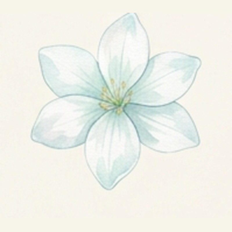 Jasmine illustration representing the zodiac sign Pisces