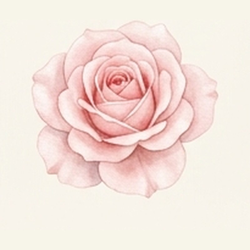 Garden Rose illustration representing the zodiac sign Taurus